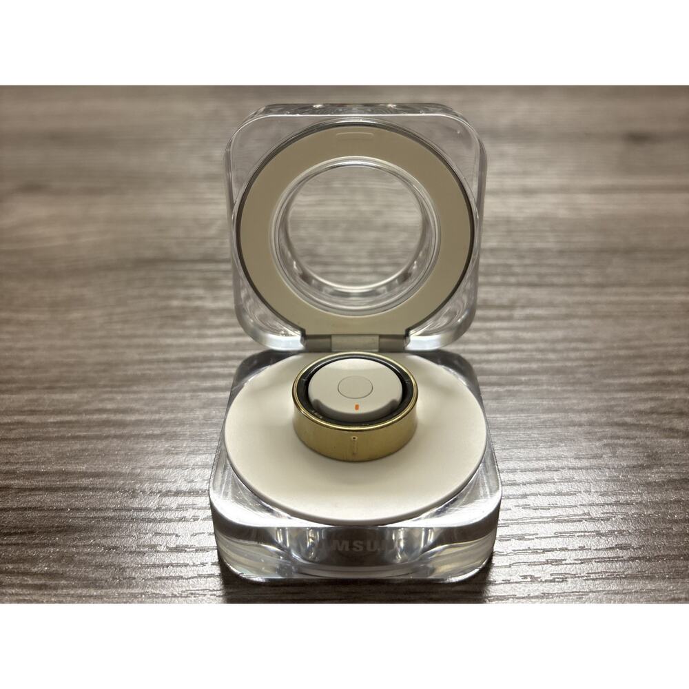 Samsung Galaxy Ring Titanium Gold SM-Q507 AI Smart Ring Size 7